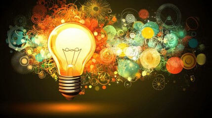 Poster - Bright Abstract Concept for Advertising and Brainstorming