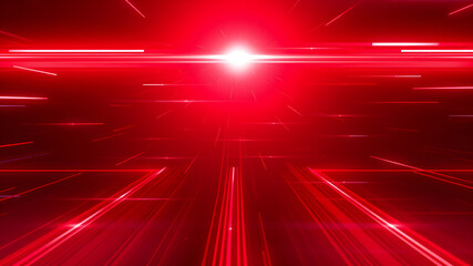 Wall Mural - high speed red light background. generative ai