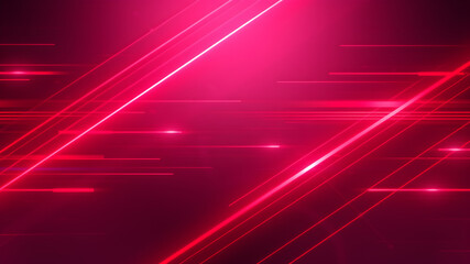 Wall Mural - high speed red light background. generative ai
