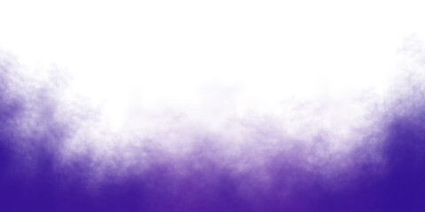 Wall Mural - purple smoke cloud fog dust isolated on transparent background. colorful smoke smog misty fog steam 