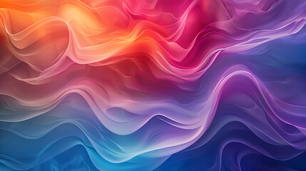 Poster - Futuristic liquid abstract colorful wallpaper, generative ai