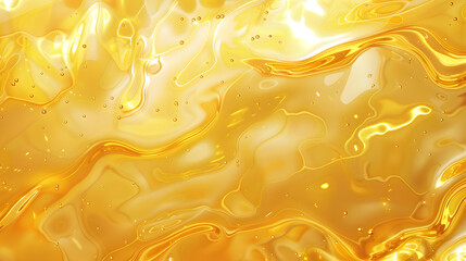 Wall Mural - golden abstract fluid background, generative ai