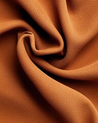 Poster - Suede material texture exploration matte brown surface extreme closeup warm environment refined concept