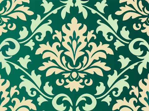 Colorful vintage ornate seamless pattern. Vector illustration.