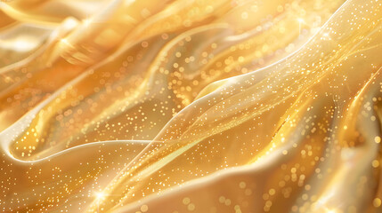 Poster - Luxury gold motion background, generative ai