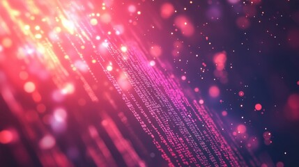 Poster - a vibrant pink and purple background with numerous small dots, great for abstract or creative projec