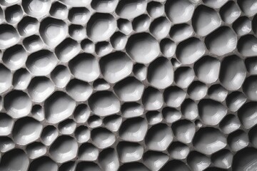 Poster - Close up of a textured surface with a honeycomb pattern