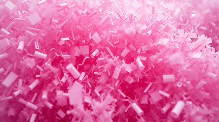 Aufkleber - Abstract pink and white shapes background