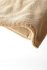 Poster - Close up of beige fluffy rug texture