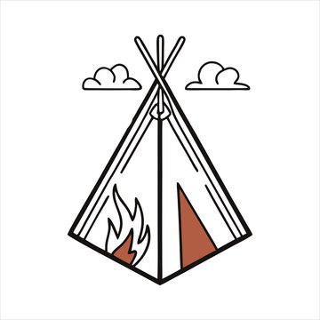camping t shirt element