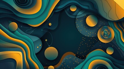 Wall Mural - Lllustration_Abstract_gradient_color_background_