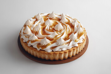 Wall Mural - Delicious meringue pie generative AI