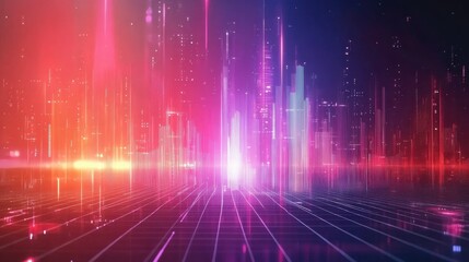 Poster - Vibrant Data Visualization on a Computer Screen