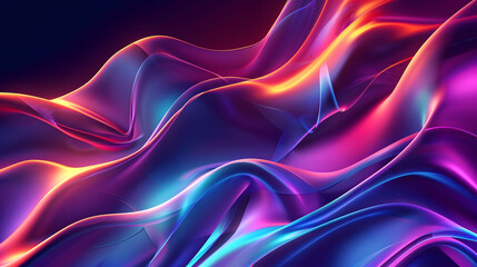 Poster - Minimalistic soft gradient background design, generative ai