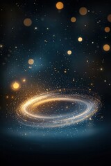 Wall Mural - Cosmic Swirl of Stars and Bright Lights