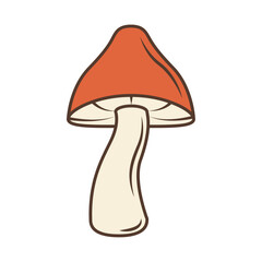 Poster - mushroom pop art sticker