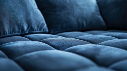 Poster - Stylish Suede Sofa with Soft Textures and Depth