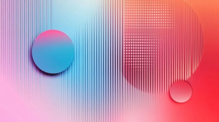 Poster - Bright Minimalist Design with Patterns and Natural Light