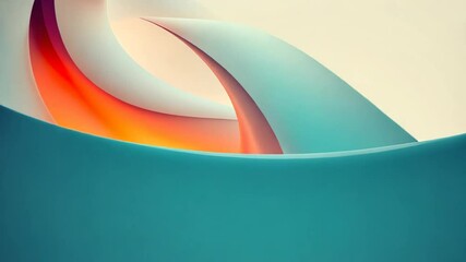 Poster - Swirling shapes and warm hues create a mesmerizing landscape in a dreamlike setting of vibrant colors and fluid forms. Generative AI