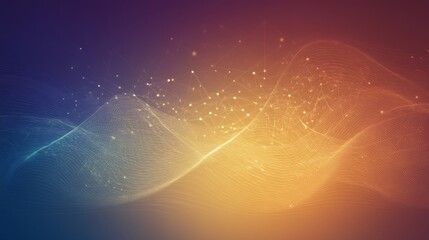 Poster - Abstract Digital Waveform Network Visualization