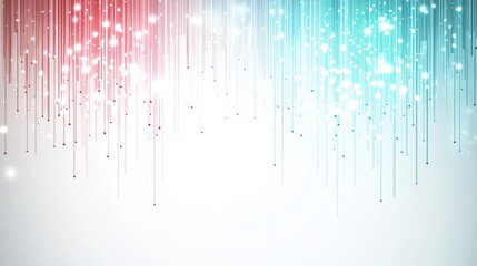 Poster - Abstract Light Streaks Digital Background Design