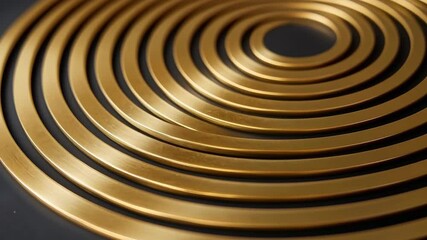 Poster - Beautiful golden spiral design reveals intricacies of modern craftsmanship in a creative workspace. Generative AI