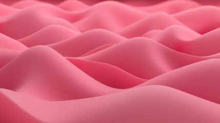 Poster - Abstract Pink Waveform Digital Background Texture