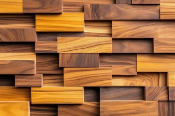 Poster - Natural wood texture background image showcasing unique grain patterns and colors