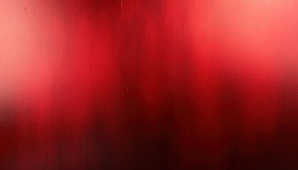 Poster - Deep Red Glossy Gradient Background Textured Surface