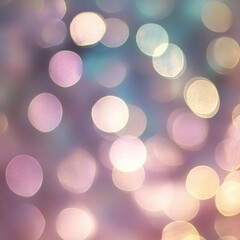 Poster - Shimmering Multicolored Bokeh Lights Abstract Background Creating Magical Glowing Ambiance