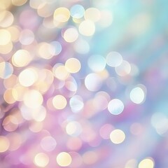 Poster - Ethereal Sparkle Glow Soft Pastel Gradient Luminous Blur Backdrop for Holiday