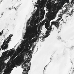 Poster - Elegant Monochrome Marble Textural Abstract Background for Premium Design
