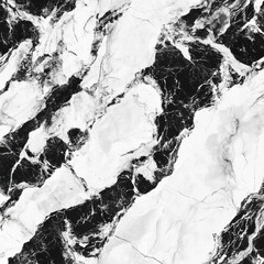 Poster - Elegant Black and White Marble Texture for Premium Background or Wallpaper Design