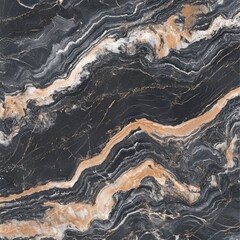Poster - Exquisite Marble Texture with Dramatic Swirling Patterns for High End Interiors and Graphic Designs