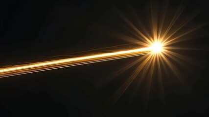 Poster - Captivating beam of light cuts through the darkness in a mesmerizing display of brilliance at twilight. Generative AI