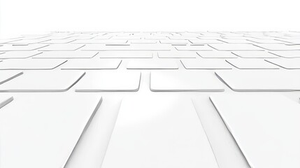 Poster - Abstract White Square Grid Pattern Texture Design