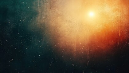 Poster - Vintage retro texture overlay with film grain light leaks and scratches distressed background