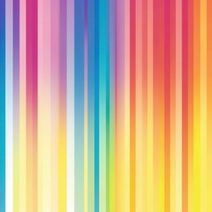 Poster - Vibrant Multicolored Striped Abstract Background with Gradient and Geometric Patterns