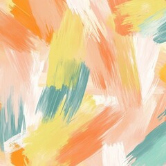Poster - The vibrant and harmonious brushstrokes create a captivating abstract art design with a modern and dynamic feel