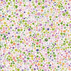 Poster - Colorful Abstract Geometric Pattern with Vibrant Splatters and Dot Motif Seamless Background