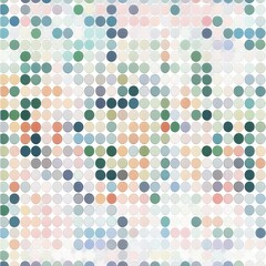 Poster - Mesmerizing Abstract Geometric Mosaic Pattern with Vibrant Pastel Colors for Digital Design Backdrop or Wallpaper