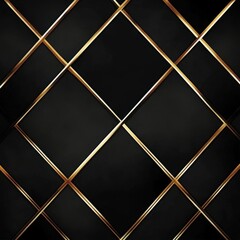 Poster - Elegant Geometric Abstract Background with Intersecting Copper and Bronze Diagonal Patterns