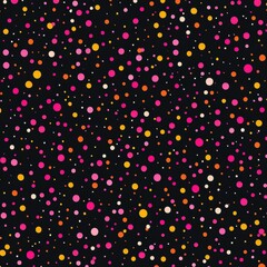 Poster - Colorful Dots and Circles Abstract Festive Background for and Parties