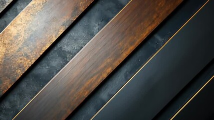 Poster - Stunning interplay of light and shadow on metallic surfaces creates a mesmerizing abstract landscape in contemporary design. Generative AI
