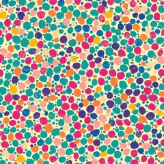 Poster - Vivid Multicolor Abstract Dot Pattern Background for Creative Design