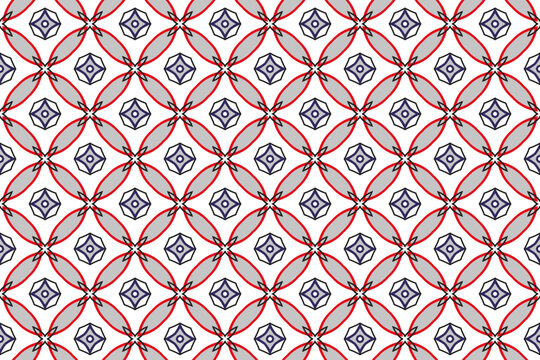 Vector seamless geometric pattern. Abstract repeating geometric design