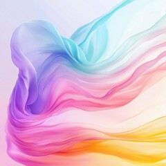Poster - Vibrant Fluid Gradient Waves   Colorful Flowing Abstract Digital Art Background