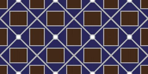 Fototapete - Seamless Geometric Vector Pattern