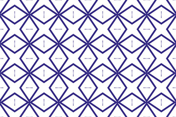 Fototapete - Vector seamless pattern. Abstract geometric ornament. Simple repeating geometric design for decor, textile