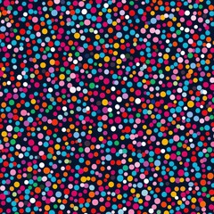 Poster - Vibrant Colorful Abstract Dot Pattern Background for Digital Art and Graphic Design